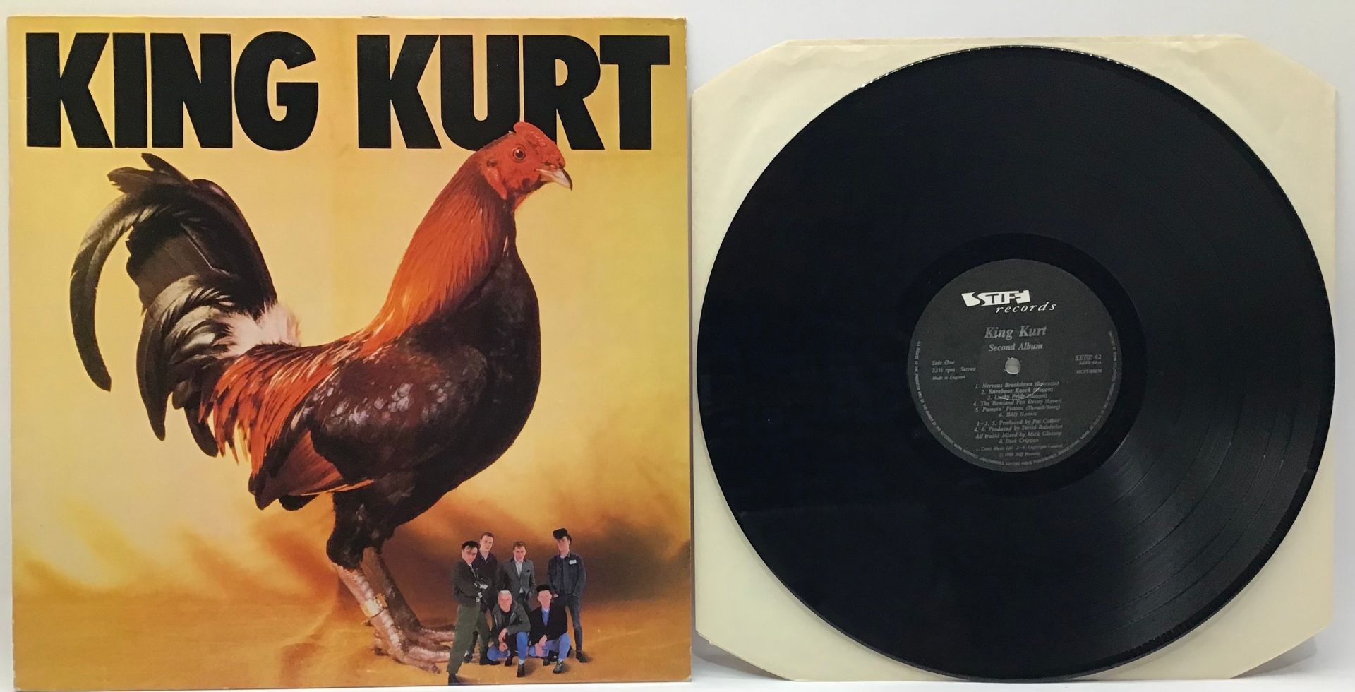 KING KURT VINYL LP RECORD ‘SECOND ALBUM’. Found here on Stiff records No. SEEZ 62. In VG+ condition.