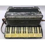 REGINA VB ACCORDIAN. This unit is made by Hohner and looks to be in reasonable condition and found