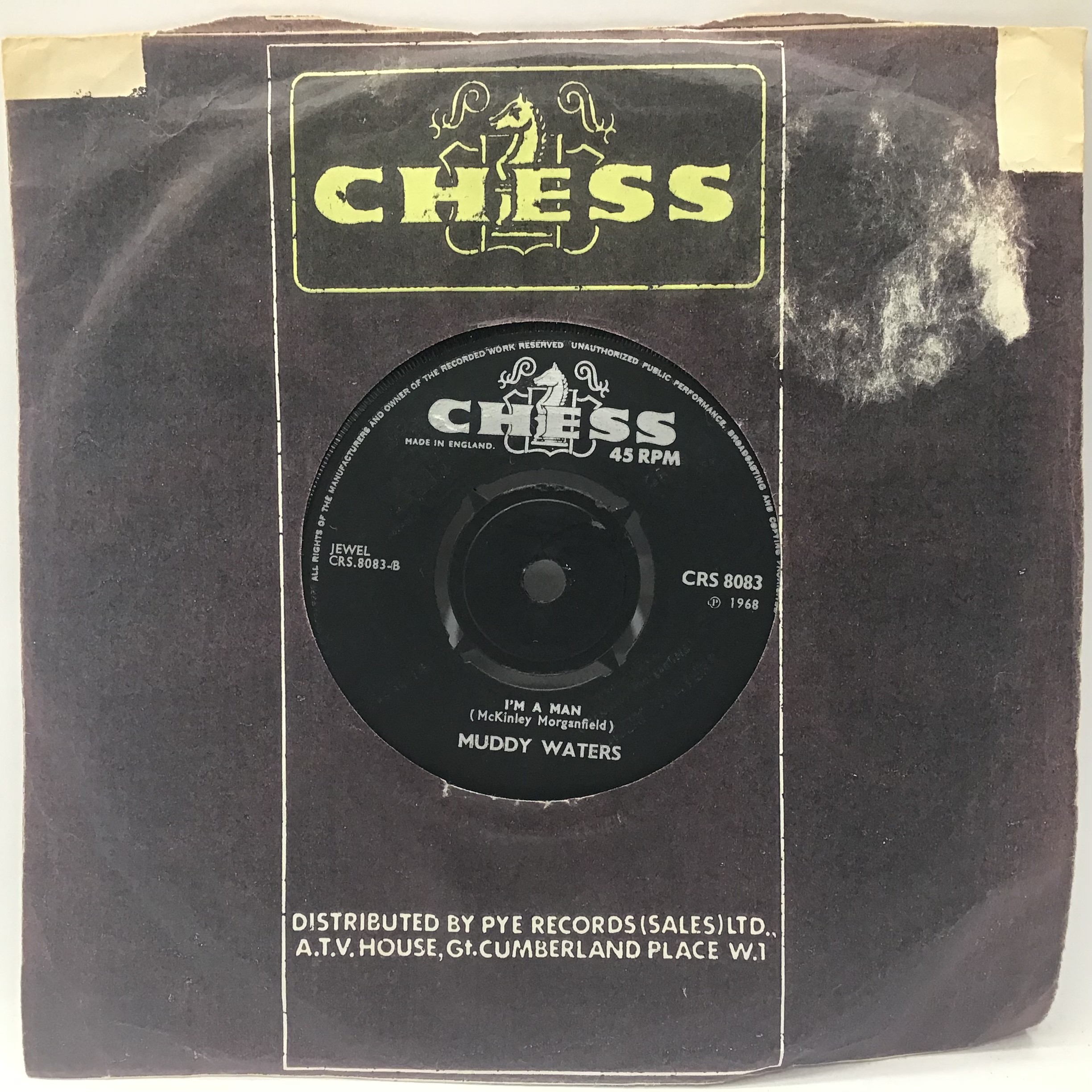 MUDDY WATERS 7" SINGLE 'LET'S SPEND THE NIGHT TOGETHER'. This Ex condition single is on Chess CRS - Image 2 of 2