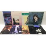 8 X NANCI GRIFFITH LP VINYL RECORDS. To include - Late Night Grand Hotel - Storms - Poet In My