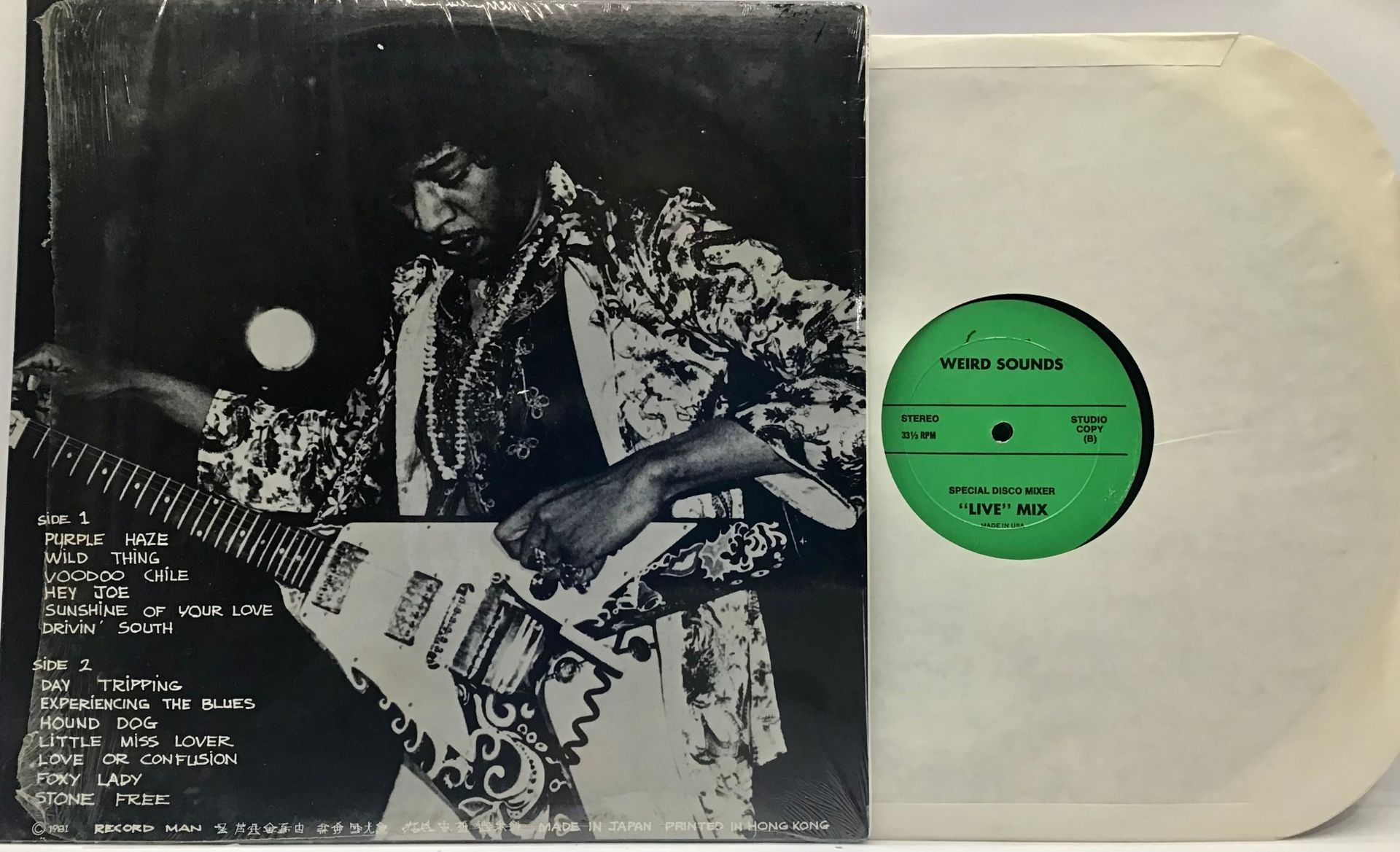 JIMI HENDRIX - 10 YEARS AFTER - LP. This is an 80s release on the Record Man label And pressed in - Image 2 of 2