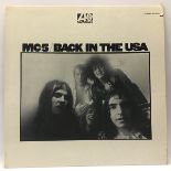 MC5 “BACK IN THE USA” LP RECORD. This is an super rare original USA copy of The Mc5's "Back in the
