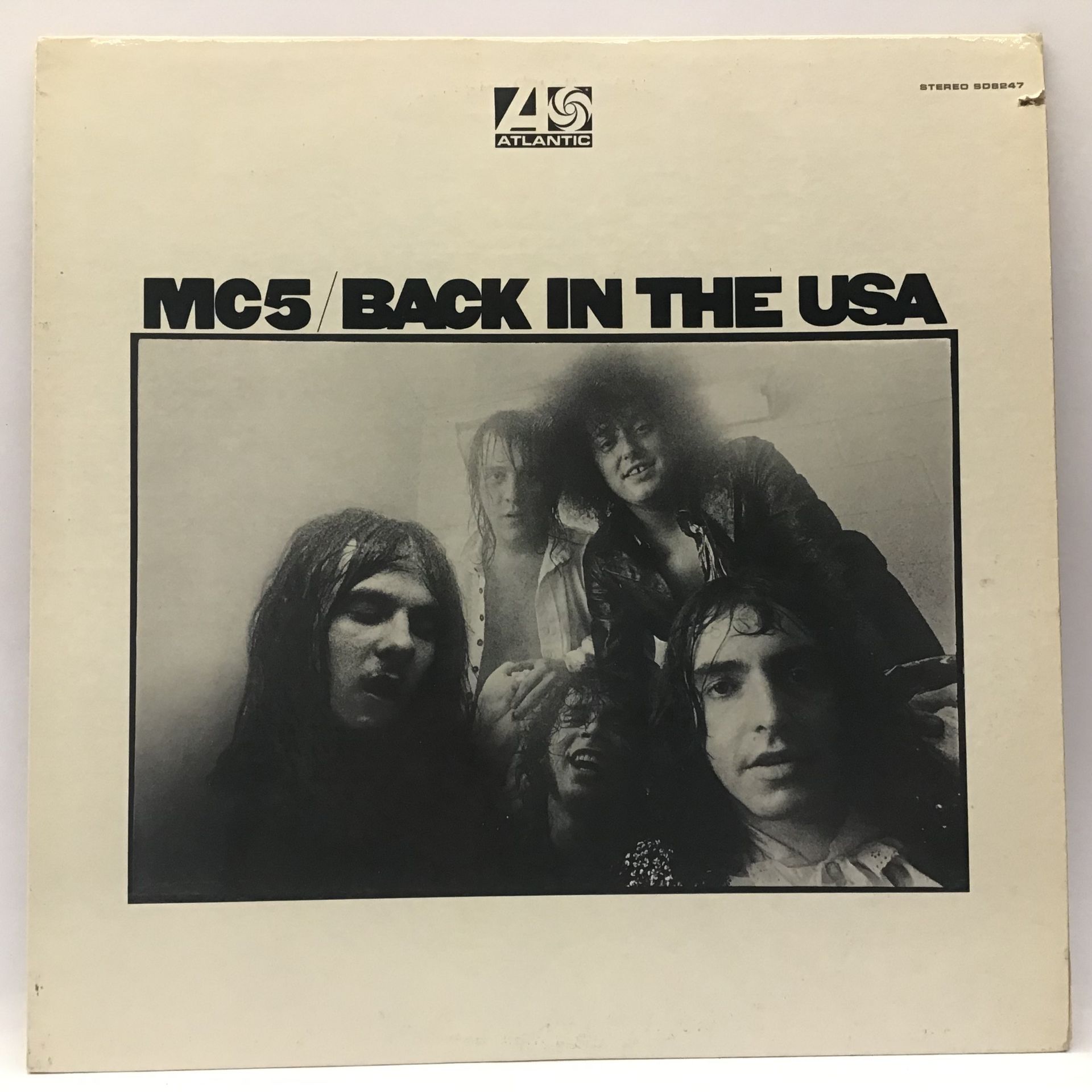 MC5 “BACK IN THE USA” LP RECORD. This is an super rare original USA copy of The Mc5's "Back in the