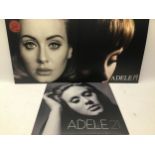 3 X BRAND NEW 180g ADELE LP RECORDS. Albums here include the titles - 19 - 21 and 25.