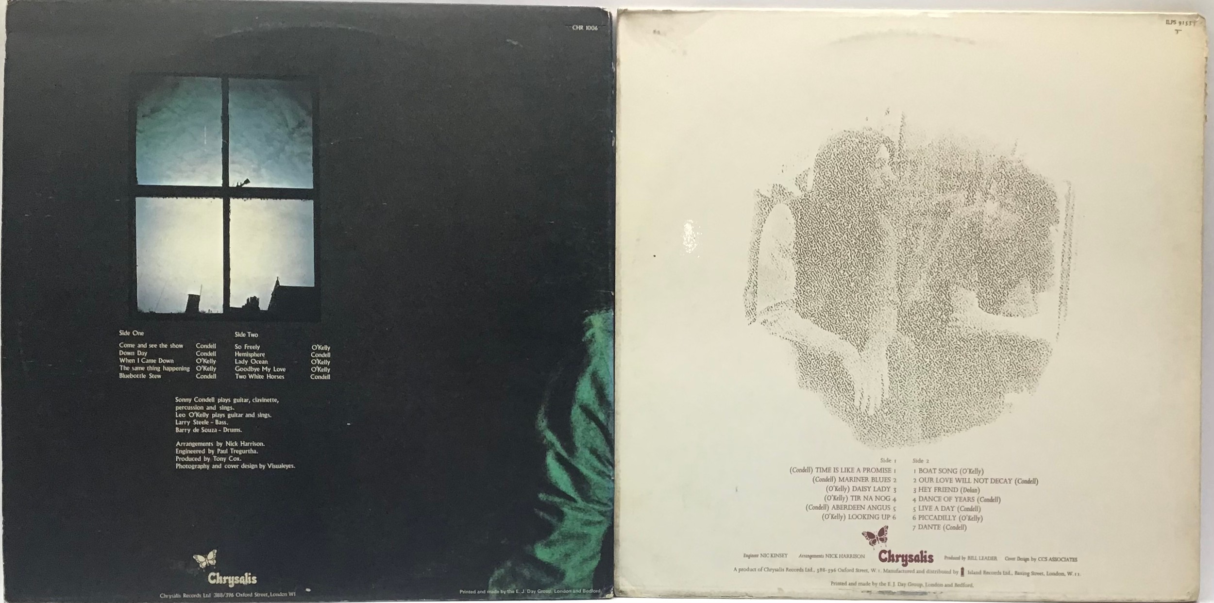 TIR NA NOG VINYL LP RECORDS X 2. Here we find their debut album plus ‘A Tear And A Smile’ both - Image 3 of 3