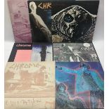 COLLECTION OF 8 x CHROME LP RECORDS. Titles in this lot include - Read Only Memory - Blood On The