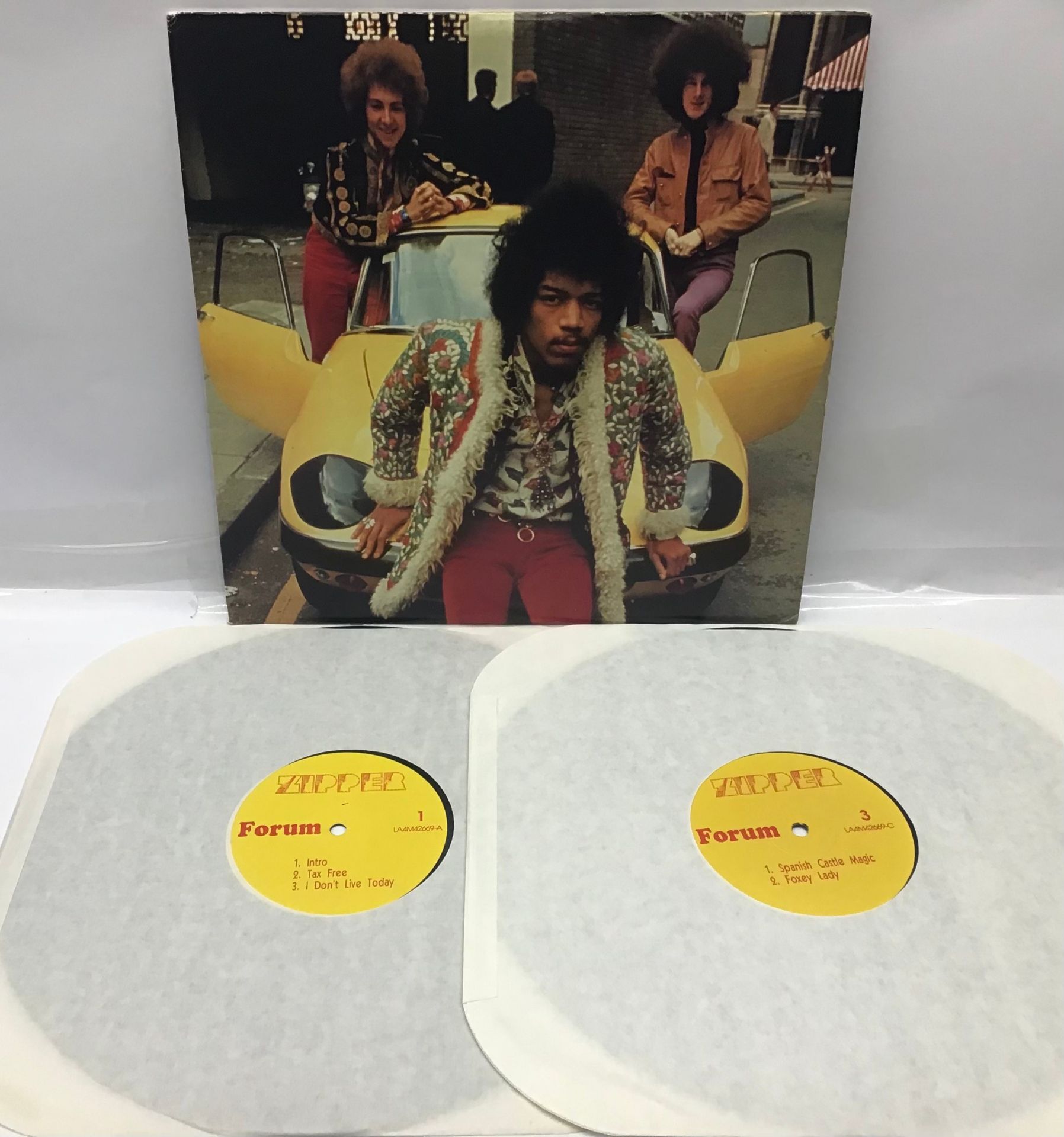 JIMI HENDRIX EXPERIENCE ‘LIVE AT THE L.A.FORUM’ VINYL ALBUM. Both records sound perfect and the