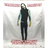 MARILYN MANSON WALL HANGING MERCHANDISE. This is made from polyester by Winterland. It measures 76 x