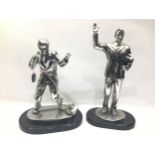TWO ELVIS PRESLEY FIGURES. here we have two figures of Elvis Presley made by the Leonardo Collection