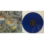 THE STONE ROSES - “STONE RORSES” BLUE VINYL LP. Self titled album from 1989 pressed on Silvertone