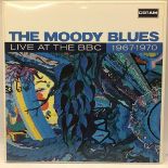 THE MOODY BLUES 'LIVE AT THE BBC' VINYL ALBUM. This 3 record set comes pressed on 2 x blue colored