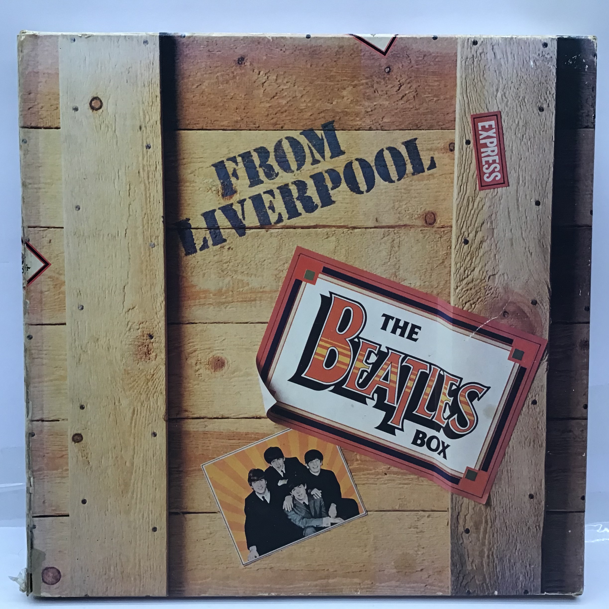 BEATLES FROM LIVERPOOL-THE BEATLES BOX SET OF VINYL LP’S.