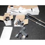 Bresser Messer telescope with accessories and user guide, not checked for completeness.