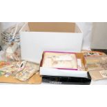 Very large quantity of unsorted world stamps. Worth going through