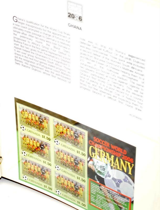 Stamp album containing FIFA World Cup themed cover collections from around the world - Image 4 of 6