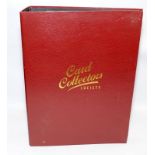 Card Collectors Society reprint cigarette card album c/w full sets of cards