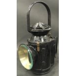 Antique Vaporite British Railway lantern.