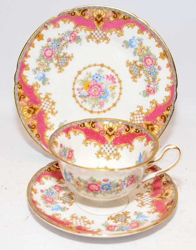 Collection of ceramics to include Shelley part tea set in the Sheraton pattern and Copenhagen gilded - Image 3 of 3