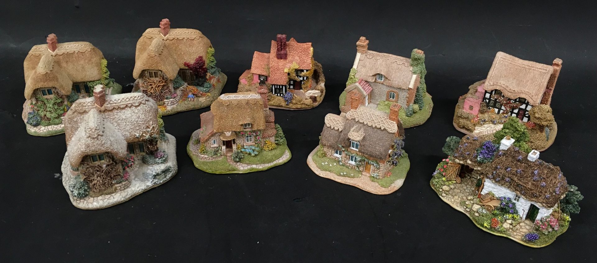 Lilliput Lane to include A year in an English Garden summer, autumn, winter, Ploghmans cottage etc.