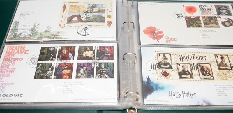 Three albums containing a number of first day covers including coin covers - Image 7 of 12