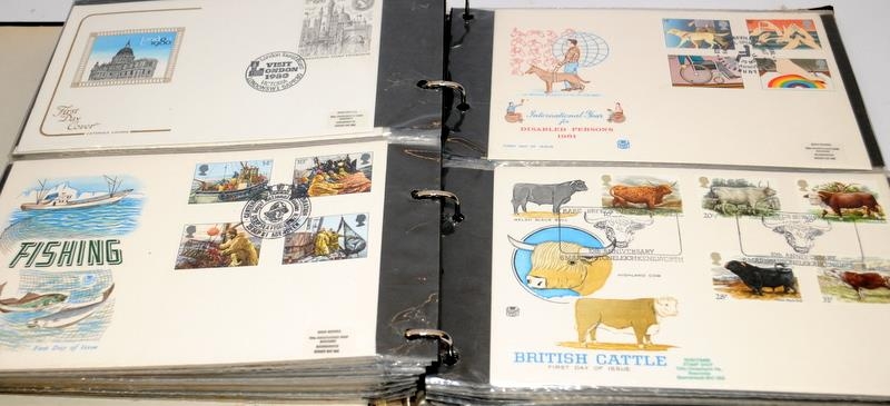 Four large albums of mostly GB first day covers - Image 4 of 10