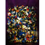 Large collection of Lego mini figures and accessories.