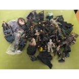 Collection of Lord of the Rings figures.