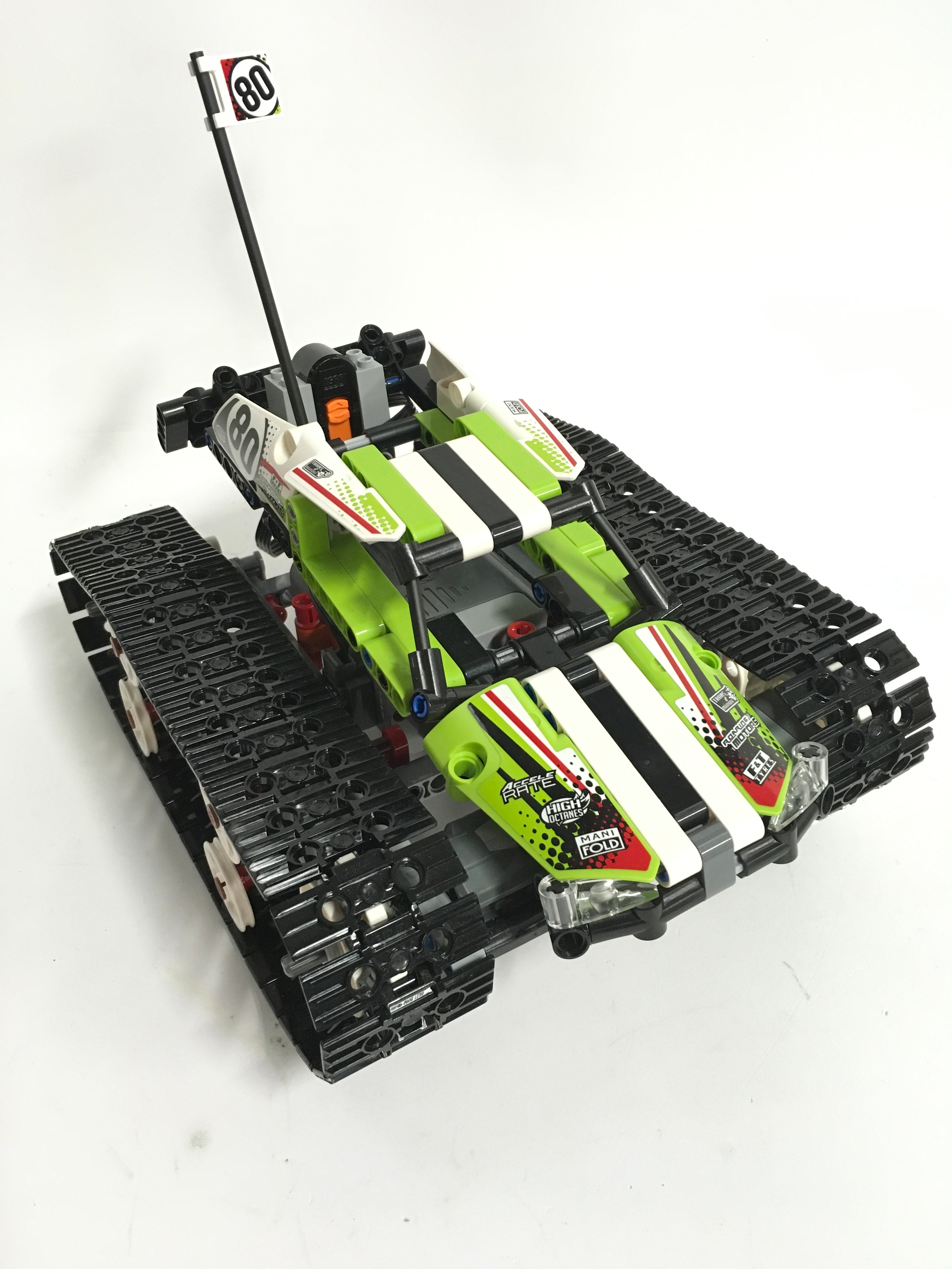 Lego Technic RC Tracked Racer with instructions. 99.9% complete.