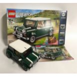 Lego Creator Expert 10242 Mini Cooper with box and instruction manual. 99.9% complete.