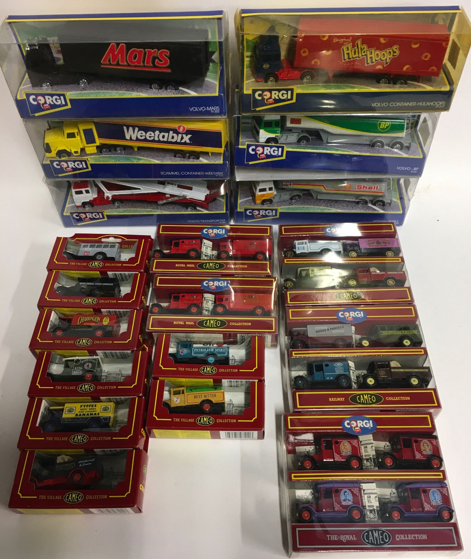 Corgi group to include Cameo Collection and Volvo truck models. Excellent condition.