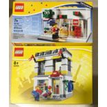 2 x Lego sets: 40145 Lego Store (retired) and 40305 Microscale Lego Brand Store. New and sealed.