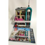 Lego Creator Expert Modular Building 10260 Downtown Diner with instruction manual. Includes mini