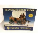 Franklin Mint 1:16 The Western Chuck Wagon and 1976 Harley Davidson Electra Glide Road Rally