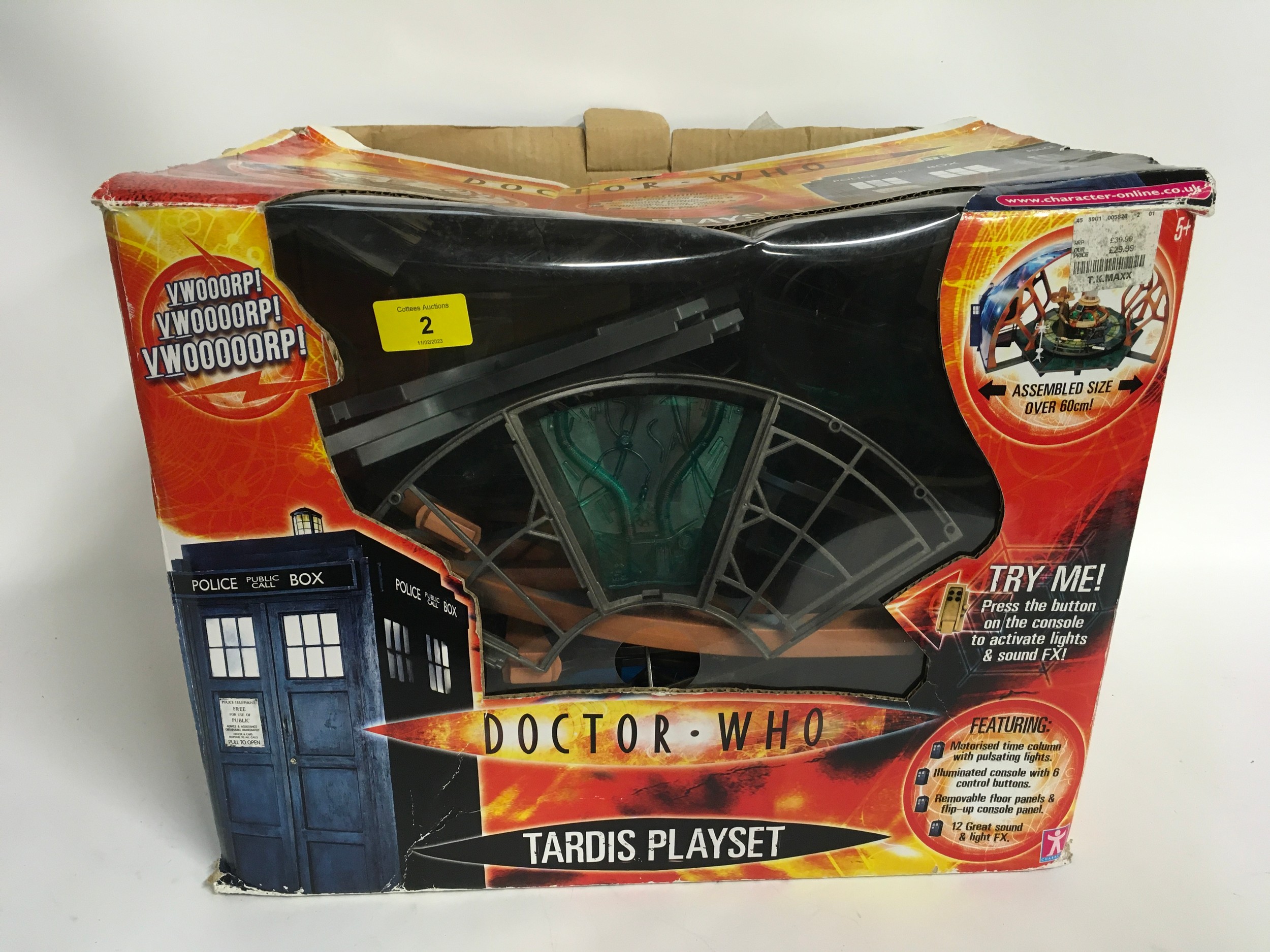 Doctor Who Tardis Playset, boxed. Appears complete but not checked. - Image 2 of 2