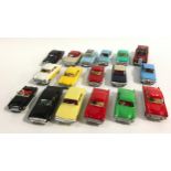 Spot-On group of repainted models to include Ford Zephyr Six, Vauxhall Cresta, Royal Rolls Royce,