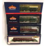 Bachmann OO Gauge group of coaches consisting of 39-273/39-273A BR MK1 GUV SR Green, 39-176C BR