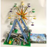 Lego Creator Expert 10247 Ferris Wheel set with instructions. 99% complete. Extra mini figures