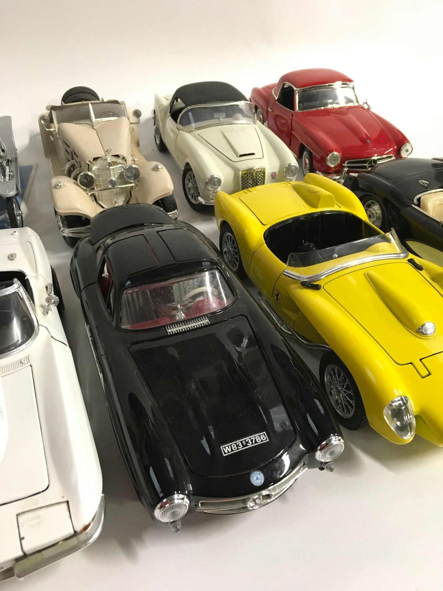 Collection unboxed diecast models to include Burago, Franklin Mint, Solido and ERTL. (14) - Image 4 of 4