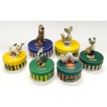 Wade Walt Disney Hat Box Series boxed miniature figurines to include: No.20 Lucky, No.2 Jock, No.