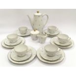 Bavarian tea/coffee set for six place settings (1 saucer missing). 20 pieces in total.