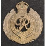 Cast heavy brass Royal Engineers wall plaque 26x28cm.