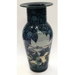 Dennis China Works Sally Tuffin "Moonlit Hare" Etruscan vase signed and marked to base 36cm tall.