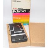 Polaroid SX-70 Land Camera Sonar One Step in original (tatty) box. Being offered in good cosmetic