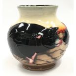 Moorcroft limited edition pig squat vase 15/30 2014. RRP: £565. 15 cm tall. Signed and stamped to