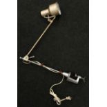Vintage anglepoise style French toolbench lamp (not tested).