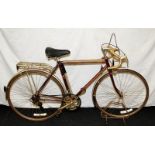 Vintage Peugeot Premiere road racing bike. 10 gears, 26" wheels, 21" frame