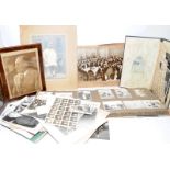 Good collection of early 20th century photographs, loose and in albums. Interesting social history