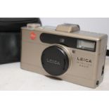 Superb quality Leica Minilux Zoom compact 35mm film camera. In excellent cosmetic condition.