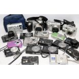 Large quantity of compact digital cameras, makes such as Canon, Olympus, Sony and Lumix. 20 in