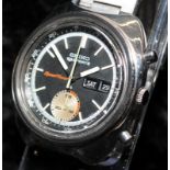 Vintage Seiko 5 Sports Speed Timer gents automatic chronograph model ref 6139-7020. Serial number